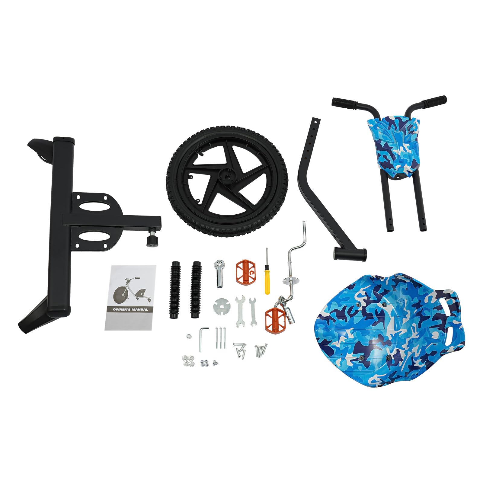 Drift Trike - Monopattino per bambini con ruote posteriori illuminate