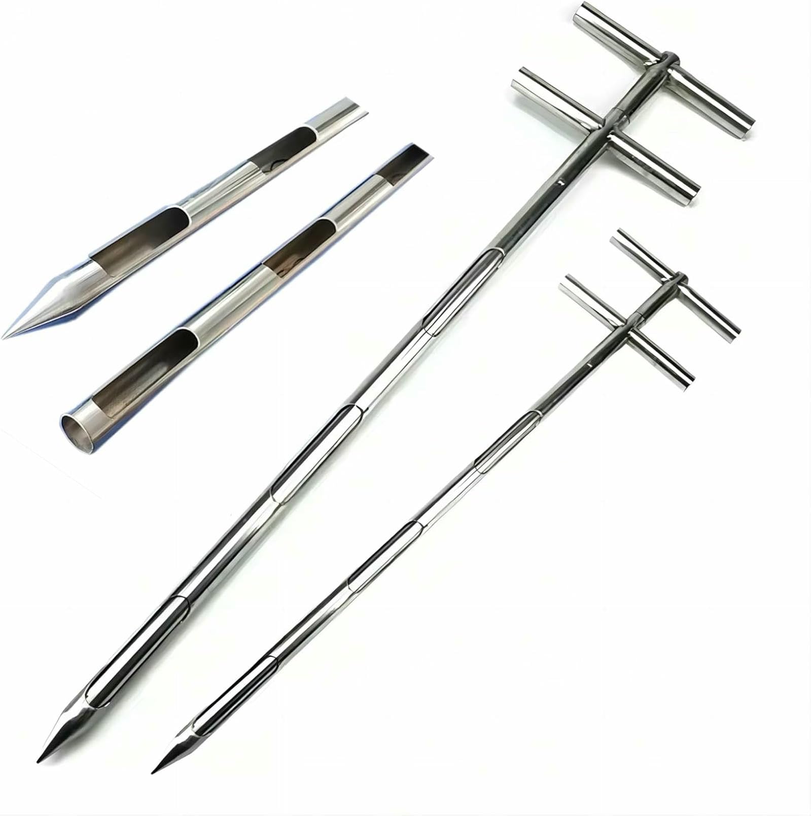 Generisch Bodenprobennehmer mit T-Griff aus Edelstahl – Robuste Sonde für Bodenanalyse-Sets, ideal für Landwirtschaft, Gartenbau, Pflanzenzucht und Forschung, Durchmesser: 25 mm, 1 m / 3,3 Fuß