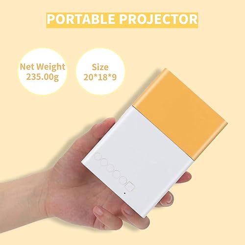 Miniatura 4 de Mini proyector, proyector portátil TFT LCD 1080P Full HD, compatible con proyector de película de proyección de 24 60 pulgadas, para cine en casa,