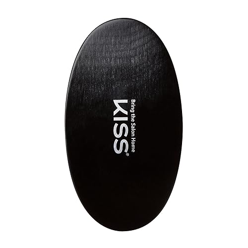 Miniatura 10 de KISS COLORS & CARE Cepillo de alta calidad Power Wave de 360°, cerdas de jabalí suaves y de alta densidad para ondas profundas, sin desprendimiento,