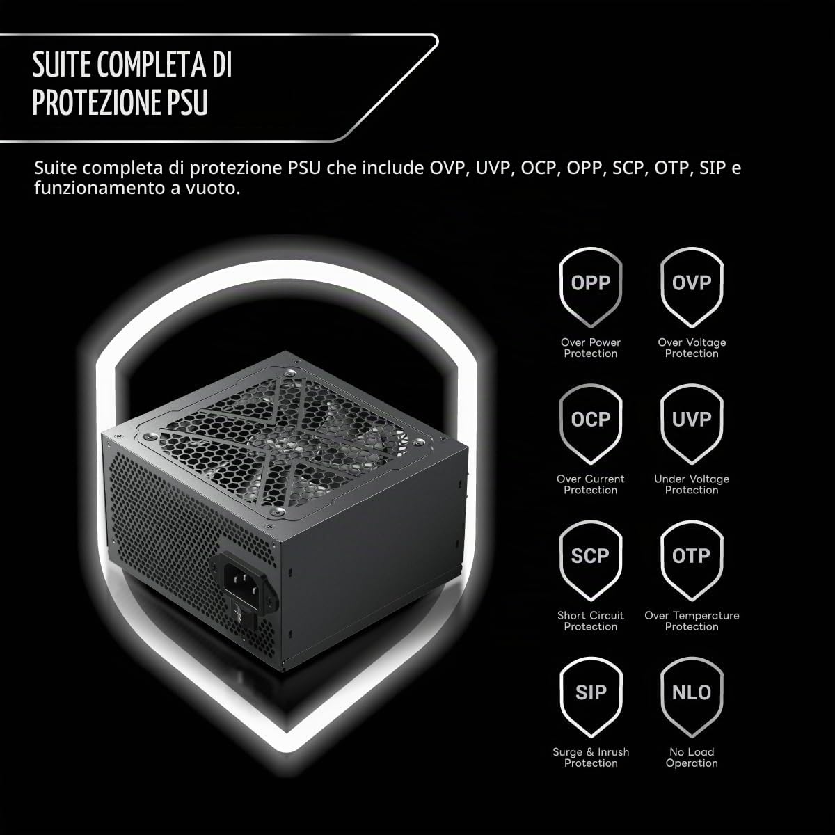 GAMEMAX MAX P550B PSU, 80 Plus Bronze Certified, Non Modular Power Supply, ATX 3.1, 200-240V AC Input, 230V EU Compliant, No RGB, Designed for PC Cases and RTX 40/50 Series