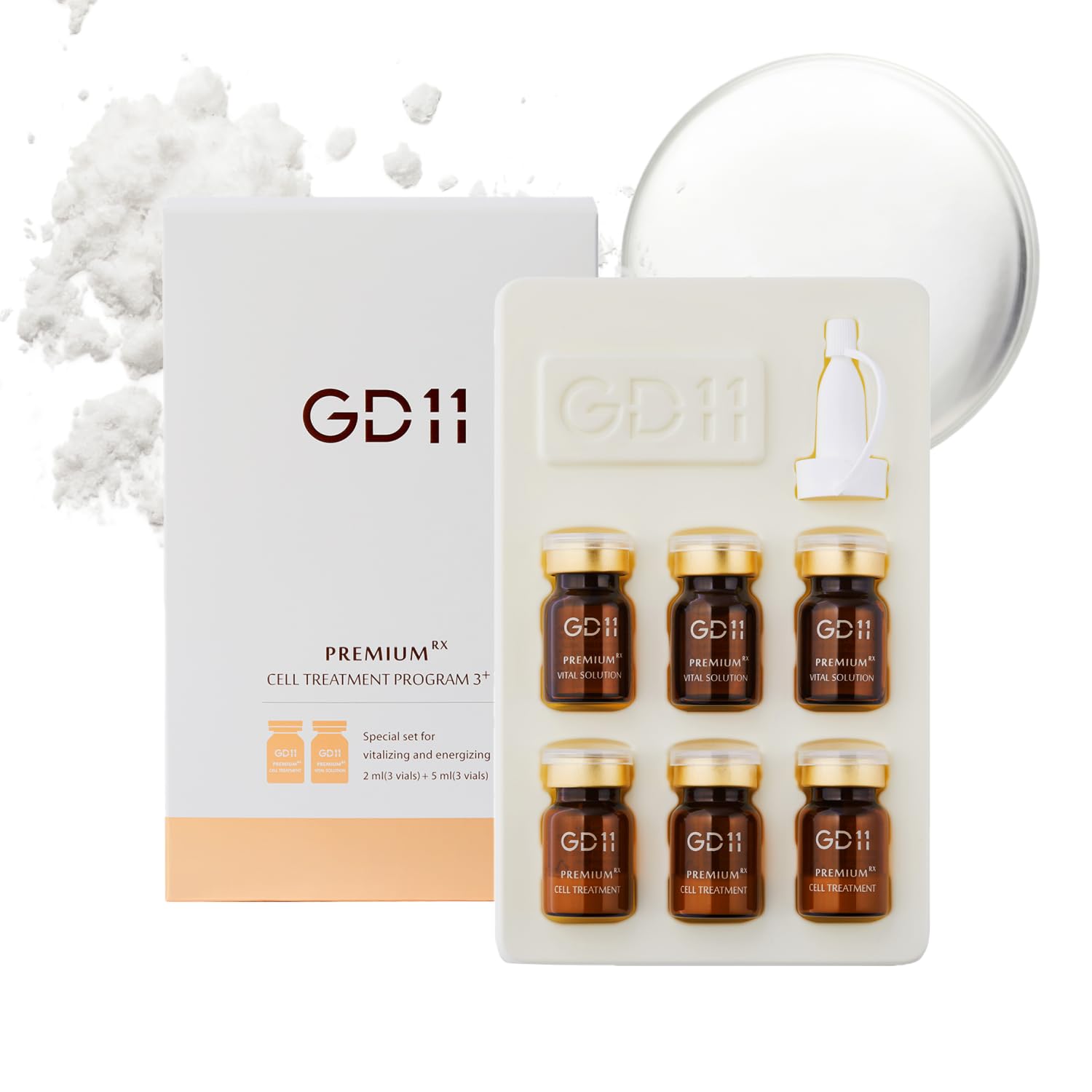Amazon.com: GD11 Exosome Ampoule Set, Freeze-Dried Powder 0.07 fl