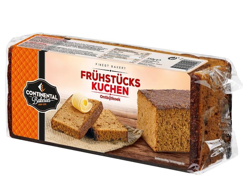 Continental Bakeries Frühstückskuchen, Ontbijtkoek, fettarmer Kuchen, 350 g