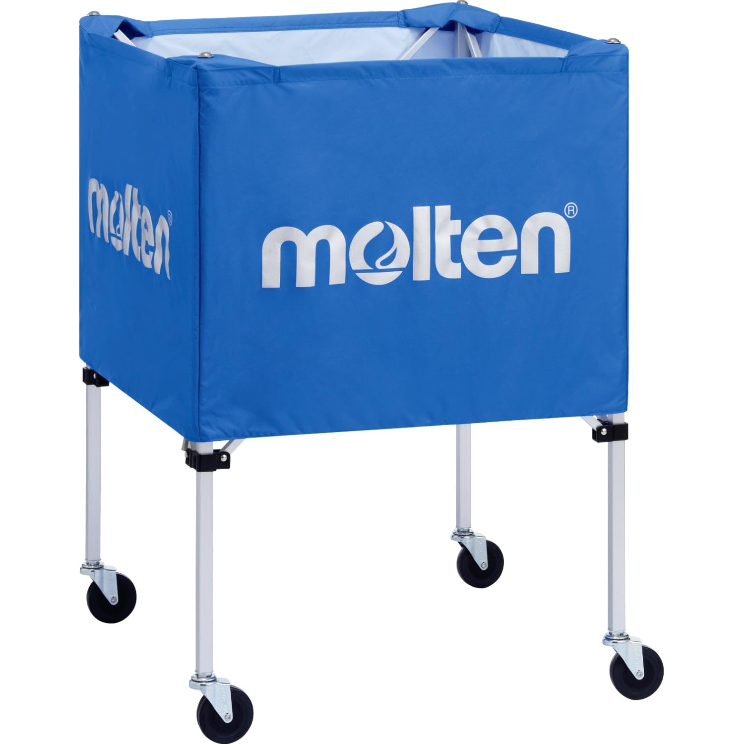molten 折りたたみ式ボールカゴ 収納バッグ付き molten モルテン molten 折りたたみ式 ボールかご 背高 高