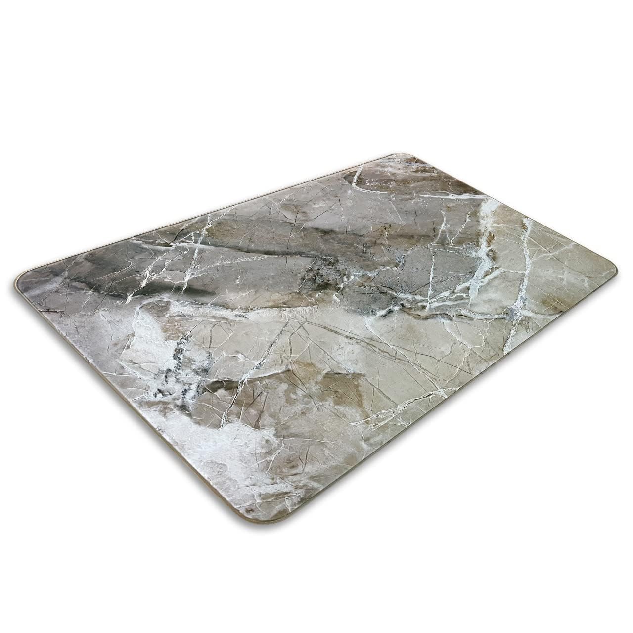 Chopping Board-Catering Cutting Set-Kitchen Board-Glass Worktop Savers-Sink Chopping Board-Large-Worktop Protectors Heat Resistant-Marble Effect Grey (Design 8, 40 x 30 cm (Pack of 1)) — view 23