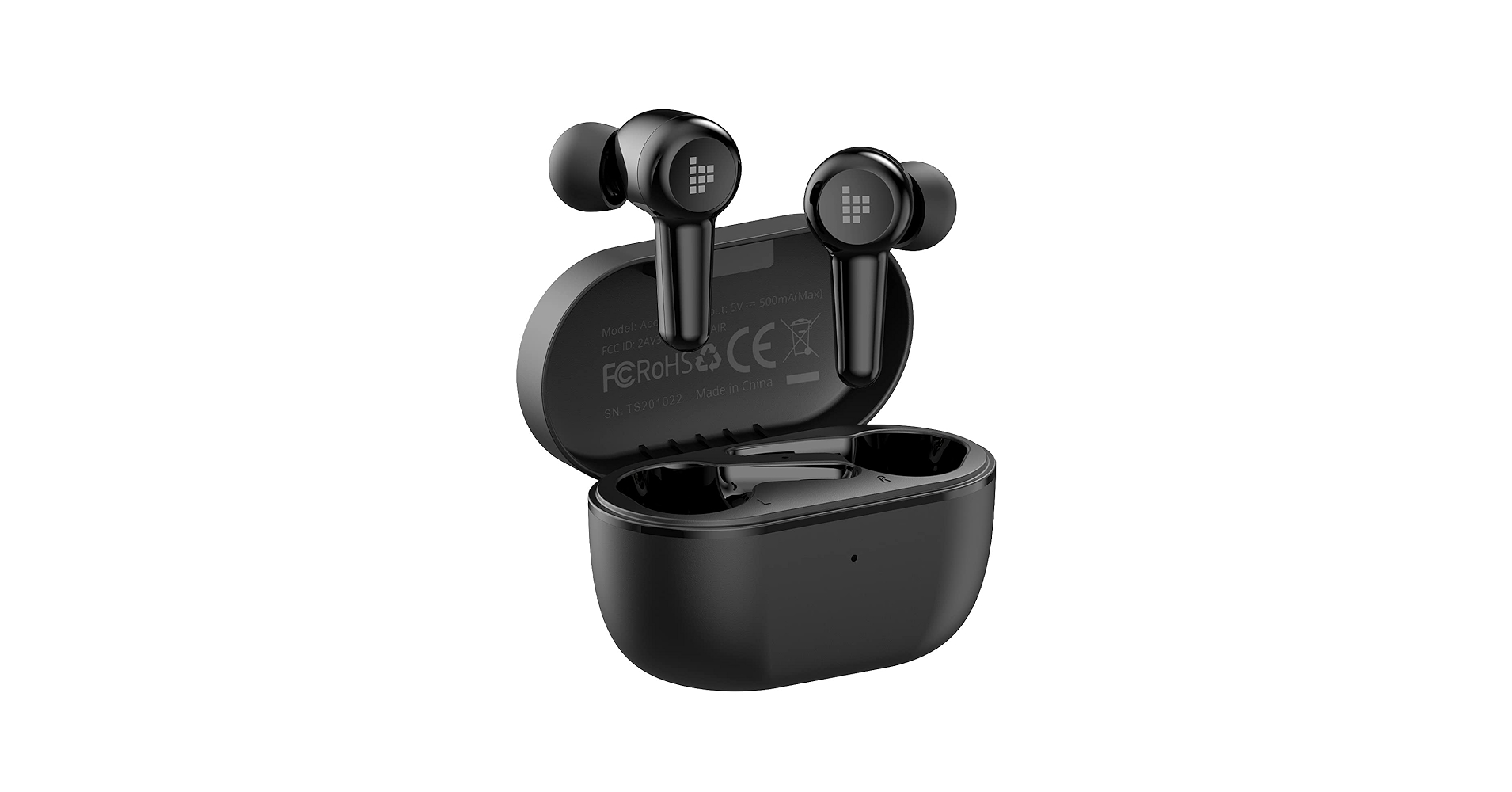 Active Noise Cancelling Earbuds, Tronsmart Apollo Air True Wireless Earbuds cVc8.0 with 6 mics, Hybrid ANC Wireless Earbuds, IP45 Waterproof Bluetooth 5.2 in-Ear Headphones, 20Hrs Playtime with USB-C