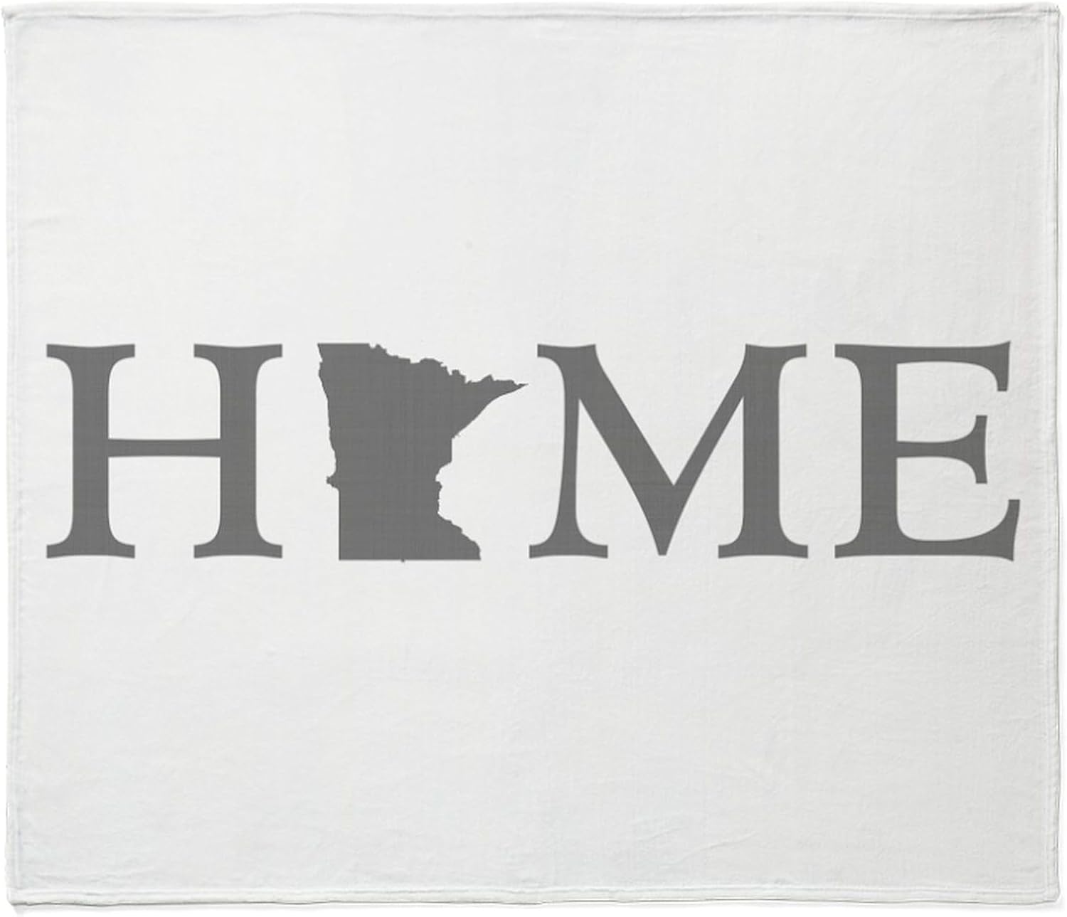 CafePress Minnesota Home Throw Blanket Super Soft Fleece Plush Throw Blanket, 60"x50"