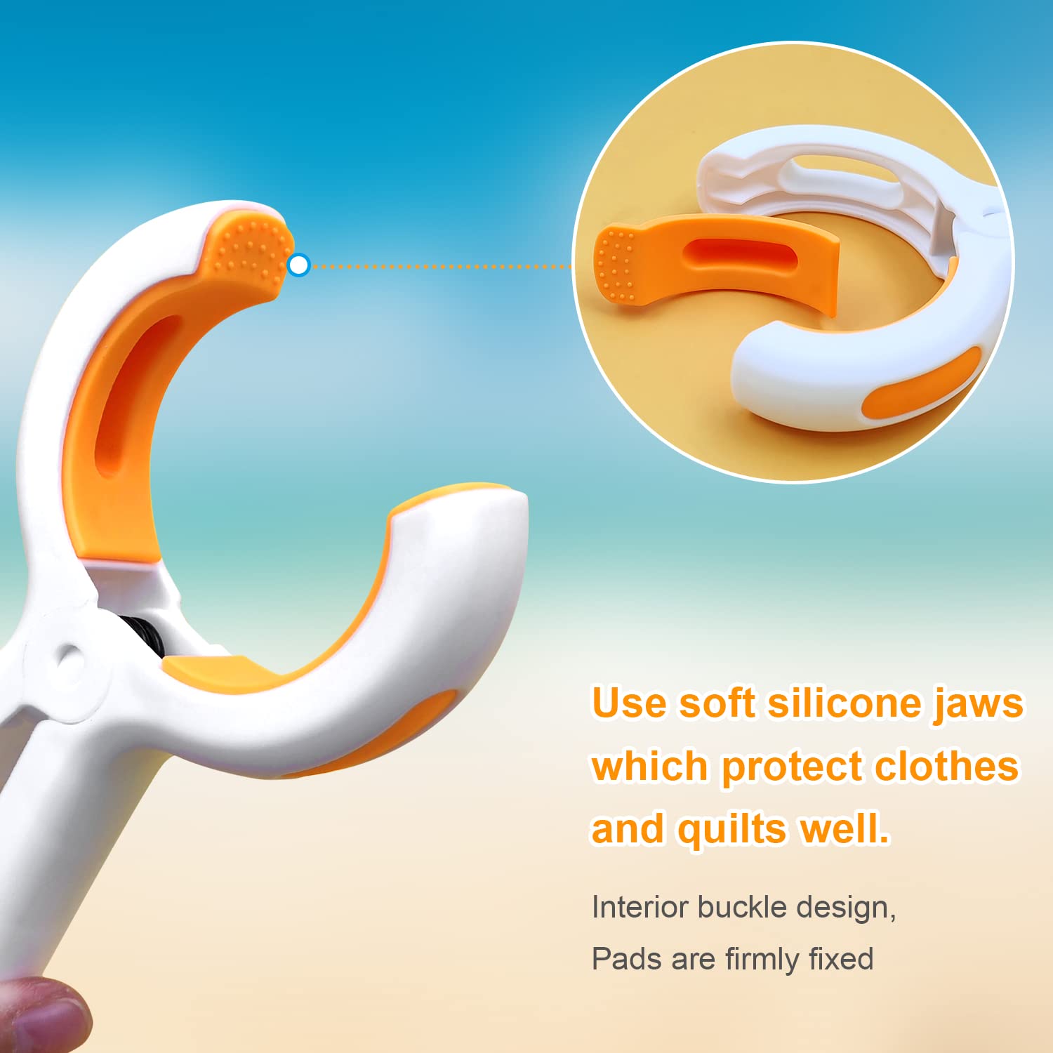 Clip per Asciugamani per Sedie Da Spiaggia, 8 Pezzi Clip per