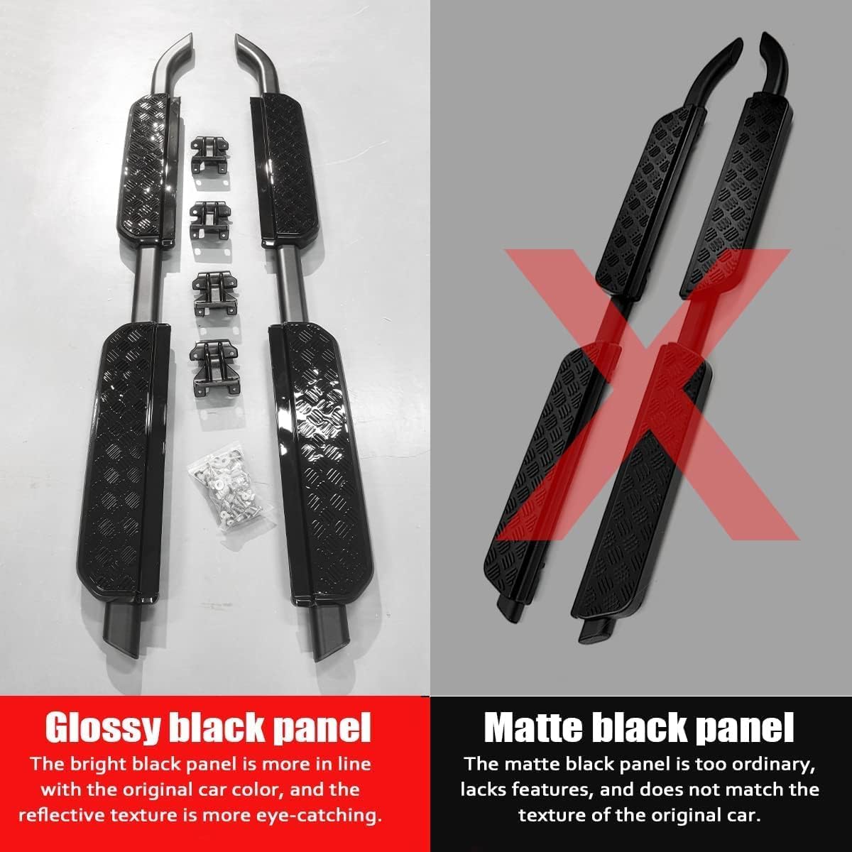 Fixed Running Board Fits For Defender 110 2021-2025 Side Bar Nerf Bars Side Step