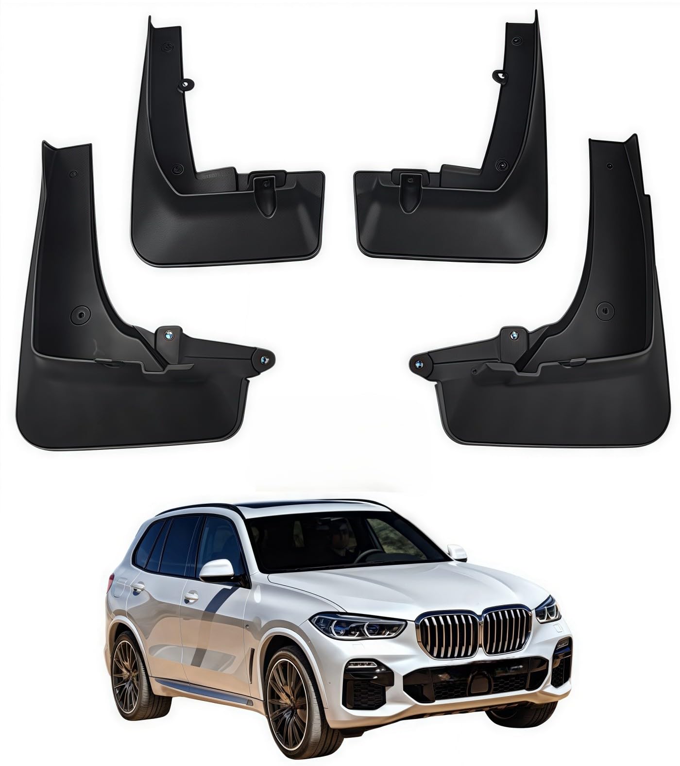 UDRFKDS Mud Flaps Splash Guards For BMW X5 M(Sport) G05 2019-2023 Accessories Mudflap Fender Flares Front and Rear Mud Guard Set 4PCS