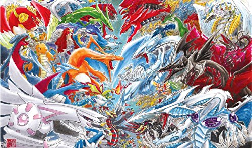 HiddenSupplies.com Pokemon Vs Yugioh Playmat