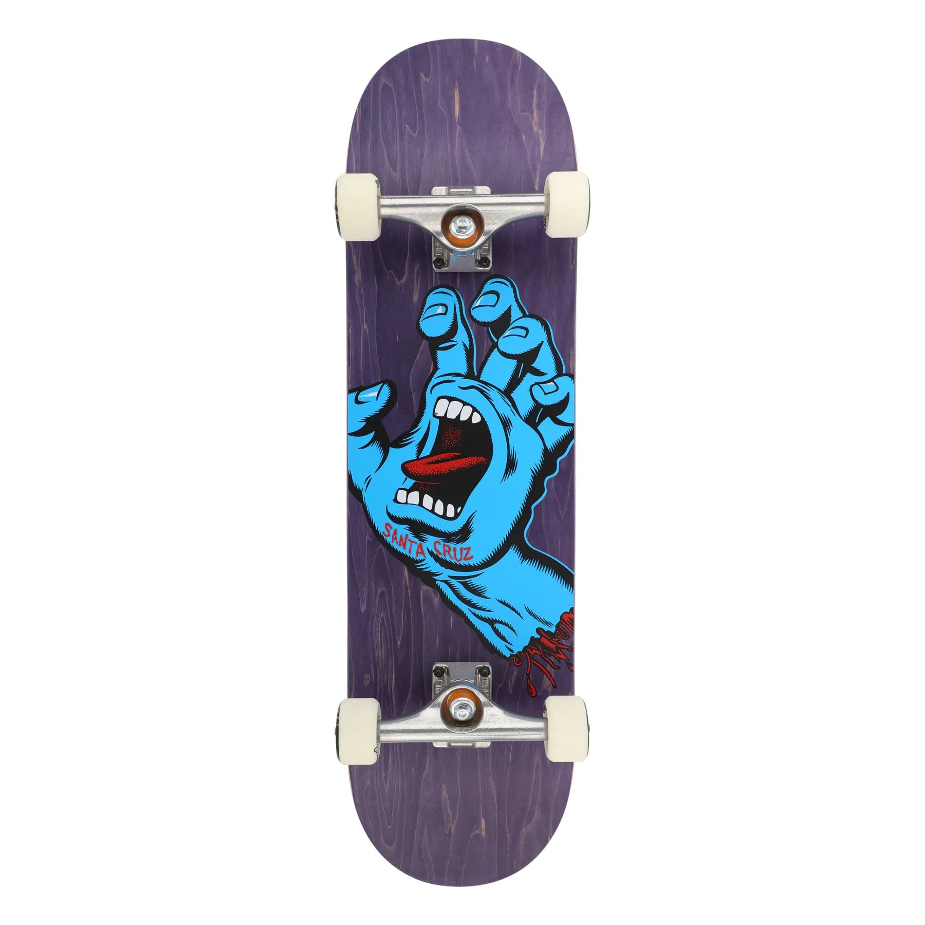 8 375in Screaming Hand Santa Cruz Premium Complete Skateboard