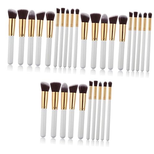 Miniatura 9 de FRCOLOR 30 unids t tool brochas para maquillaje brochas de maquillaje traje cosméticos pinceles platino