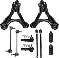 Vista 836 de Detroit Axle - Kit de suspensión frontal de 10 piezas para Dodge Avenger 2008-2014, Chrysler Sebring 2007-2010, 2 brazos de control inferiores, 2