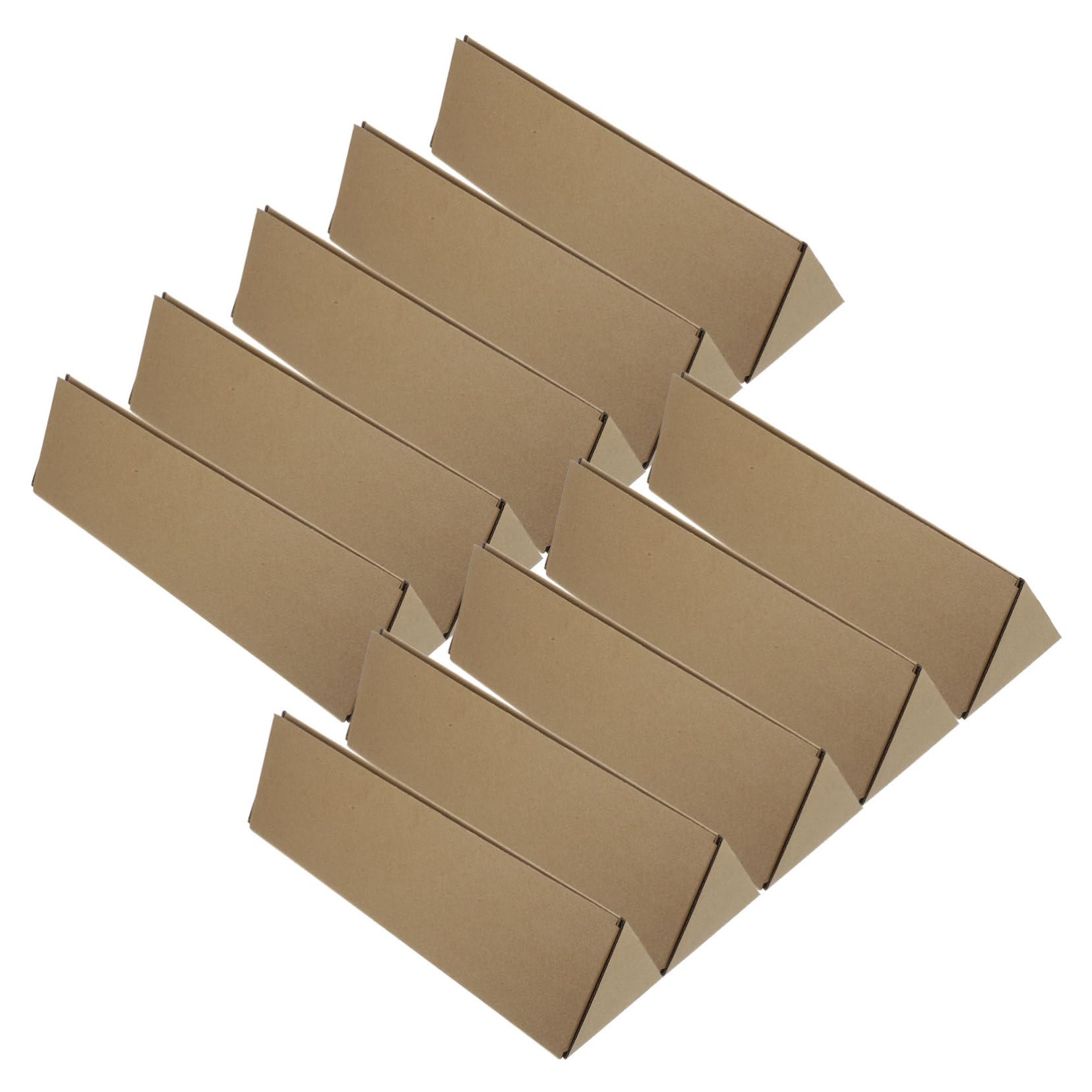 Cabilock Paper Red Wine Packaging Box Triangle Mailing Tube Storage for Artworks Documents