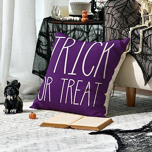 Avoin Colorlife Happy Halloween Trick Or Treat Throw Pillow Covers, 18 X 18 Inch Jack O' Lantern Gnome Pillow Cases Decoration For Home Sofa Couch #TOP3