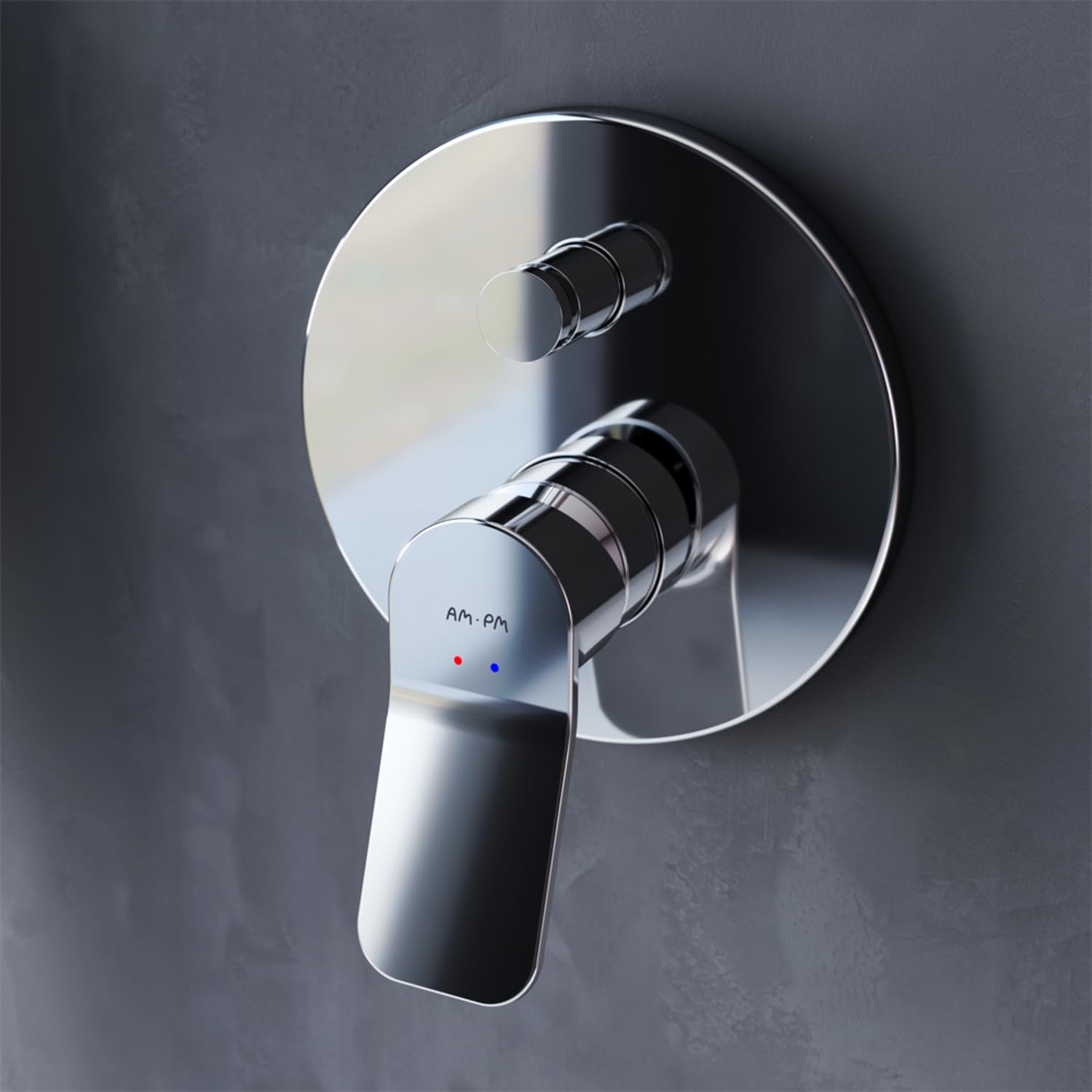 AM.PM FXA10033 X-Joy - Grifo Para Bañera, Color Blanco