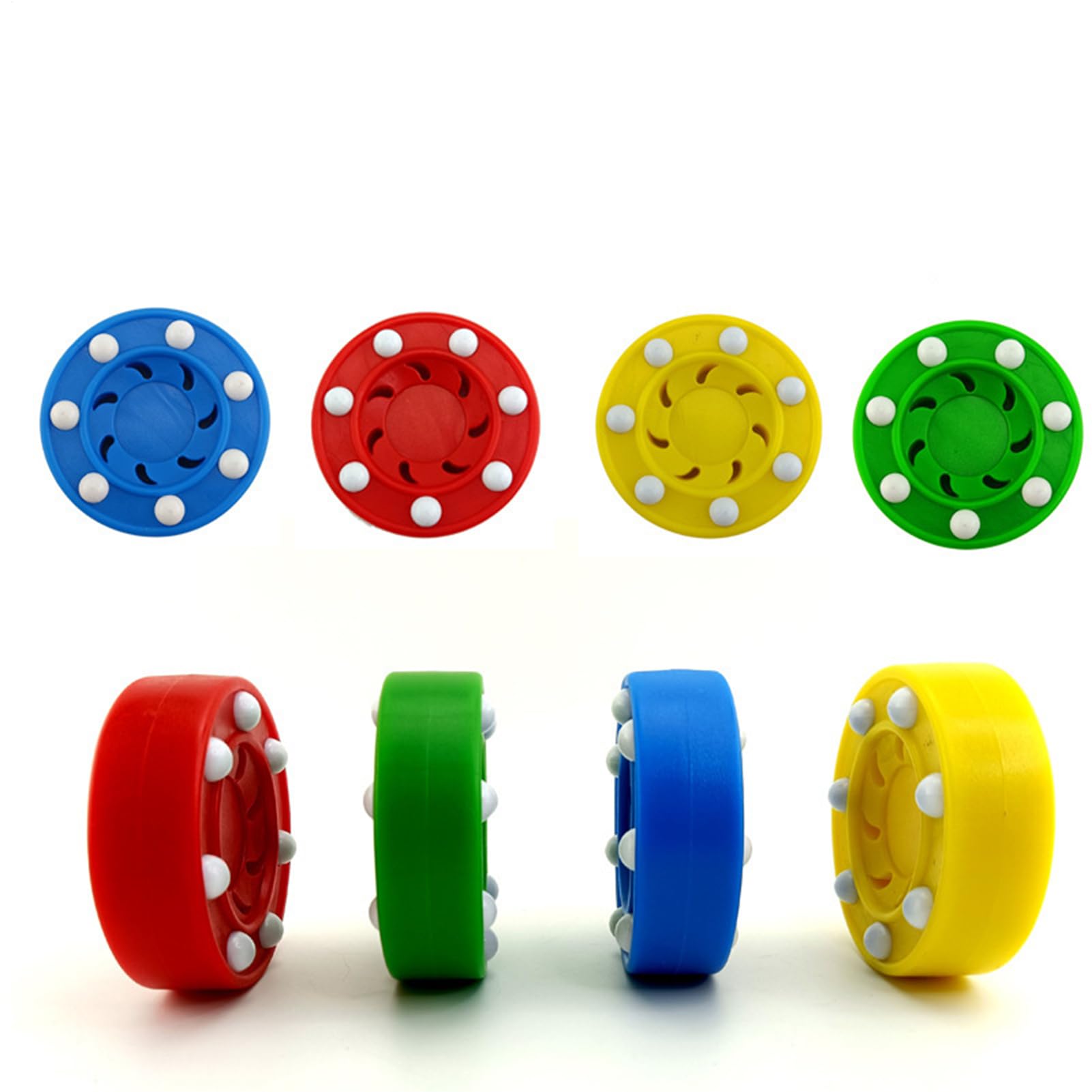 PUCK HOCKEY, PUCK HOCKEY interno - Street Hockey Balls - Attrezzatura da allenamento sportivo multifunzionale Equipaggiamento a prova di interni a base di interni per interni ed esterni