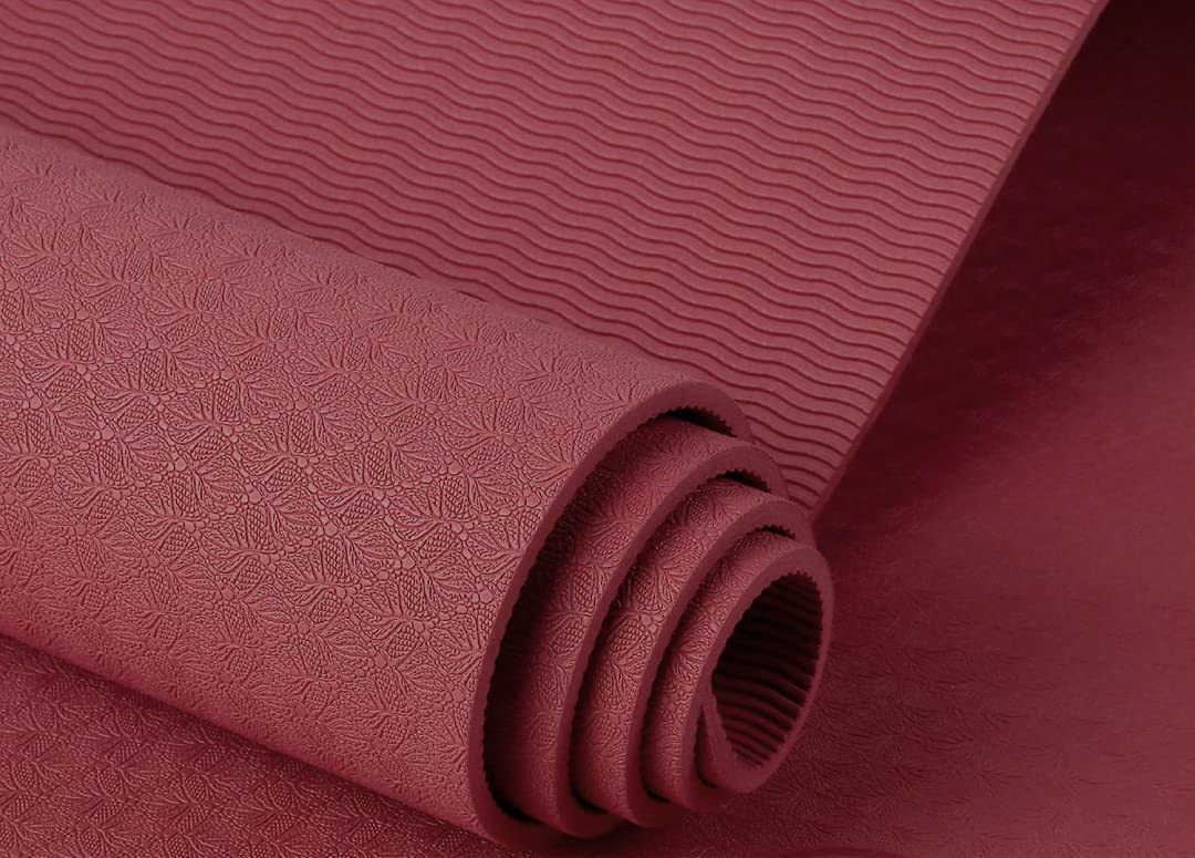 Eurofil High Elasticity Non Slip Yoga Mat 3.5mm Thick for Women and Men, Workout Mat for Home Fitness Exercise Travel Pilate hot Yoga Mat (B09G3G39RG) Amazon Price History, Amazon Price Tracker