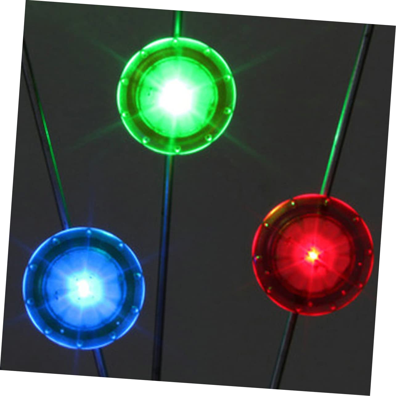 BESPORTBLE 9 Pcs Bike Wheel Lights Ip67 Waterproof Bike Lights for Cycling Easy Install