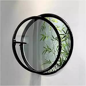 Round Art Glass Window,Flush Mount Shed Window,360° Rotating Lighting ...