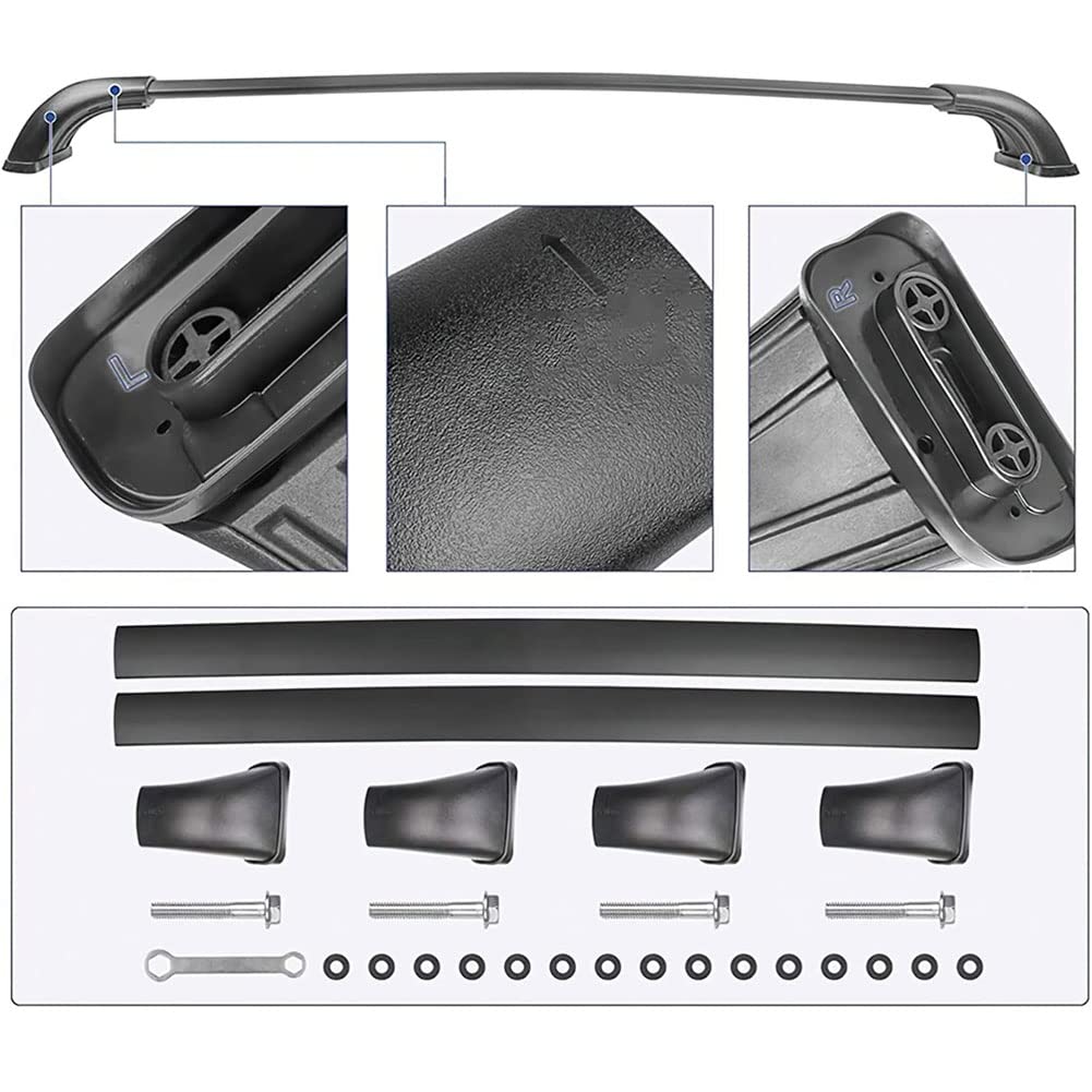 Bagażnik dachowy do samochodu Poprzeczki poprzeczne, Auto poprzeczka Szyny nośne Bagażnik dachowy Top Racks Aluminiowy rowerowy bagażnik dachowy Akcesoria do bagażników