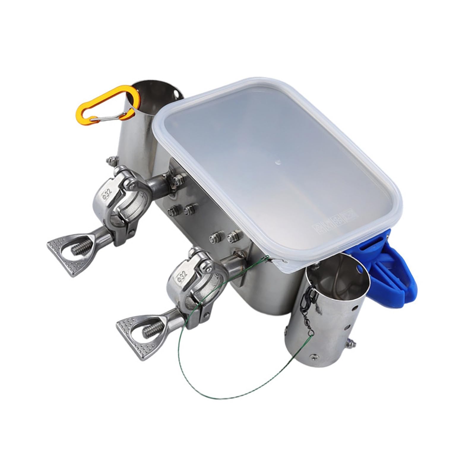 BWANGIAO Stainless Steel Fishing Tray For Boat Angling With Anti Rust And 4 Water Outlet Holes Perfect For Sea Fishing Strong And