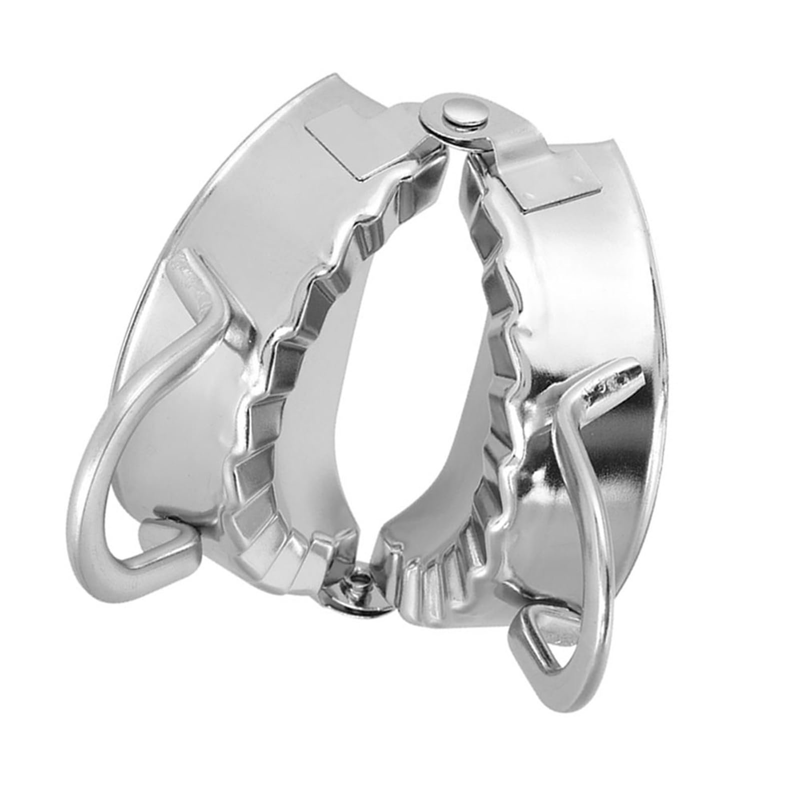 , Stainless Steel Dumpling Dough Mould, Dishwasher, Ideal for Making Dumpling, Fruit Pie, and More (JY07213-01)