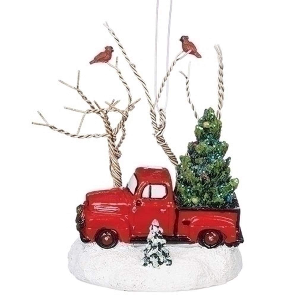 Camion Roman 1948 F150 avec oiseau décoratif 6,3 cm pour embellir une petite étagère vide