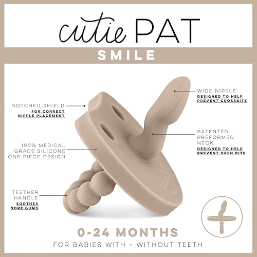 Miniatura 2 de Ryan & Rose Cutie PAT Smile - Chupete y mordedor profesional de ortodoncia (Oxford)