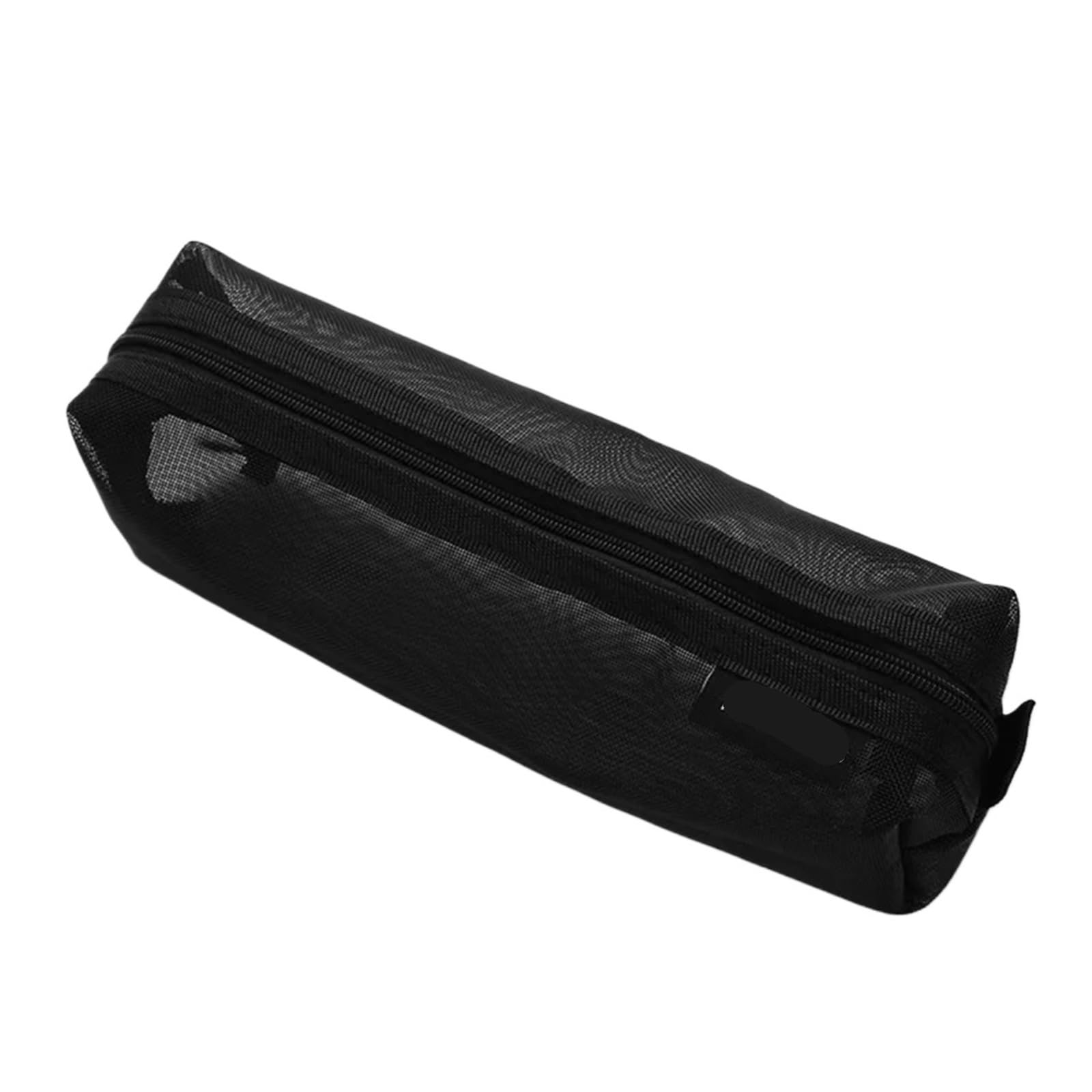 Estuche de lápices portátil de gran capacidad, estuche de lápices transparente, Caja de lápices de Almacenamiento Simple, suministros escolares de oficina, caja de papelería, 2 uds. para Office(Black)