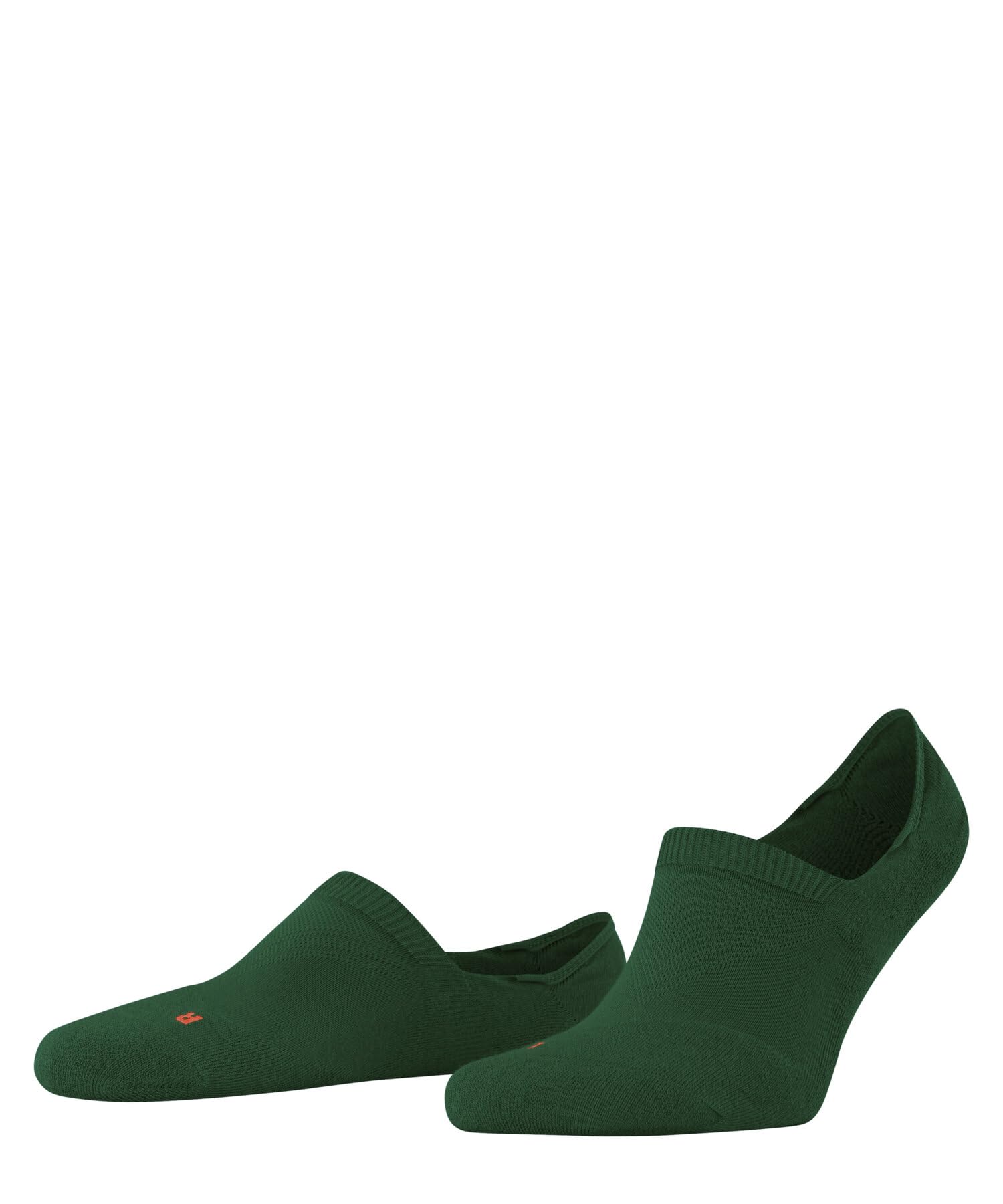 FALKE Unisex Cool Kick Invisible U In Soft Breathable Quick Drying No-Show Plain 1 Pair Liner Socks, Green Golf 7408, 9.5-10.5