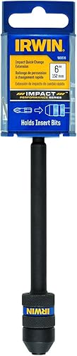 Miniatura 3 de Irwin Tools IRWIN 1869516 Impact Performance Series - Extensión de broca de cambio rápido, vástago de 1/4 pulgadas, 6 pulgadas