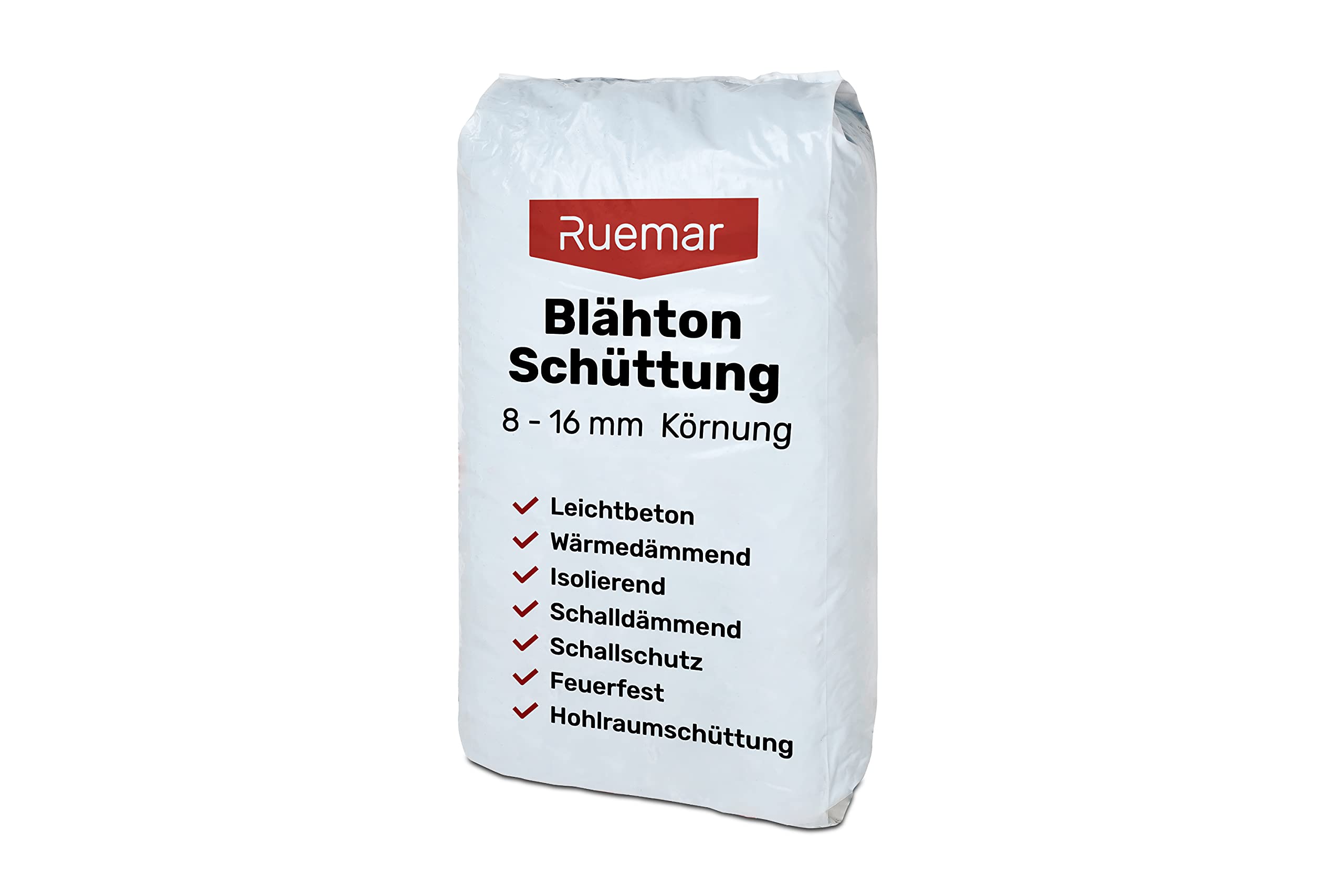 Blähton Trockenschüttung Dämmschüttung 8-16 mm Körnung 1650 Liter Ausgleichsschüttung mit Trittschalldämmung Schüttdämmung 33x Blähton 50l Sack