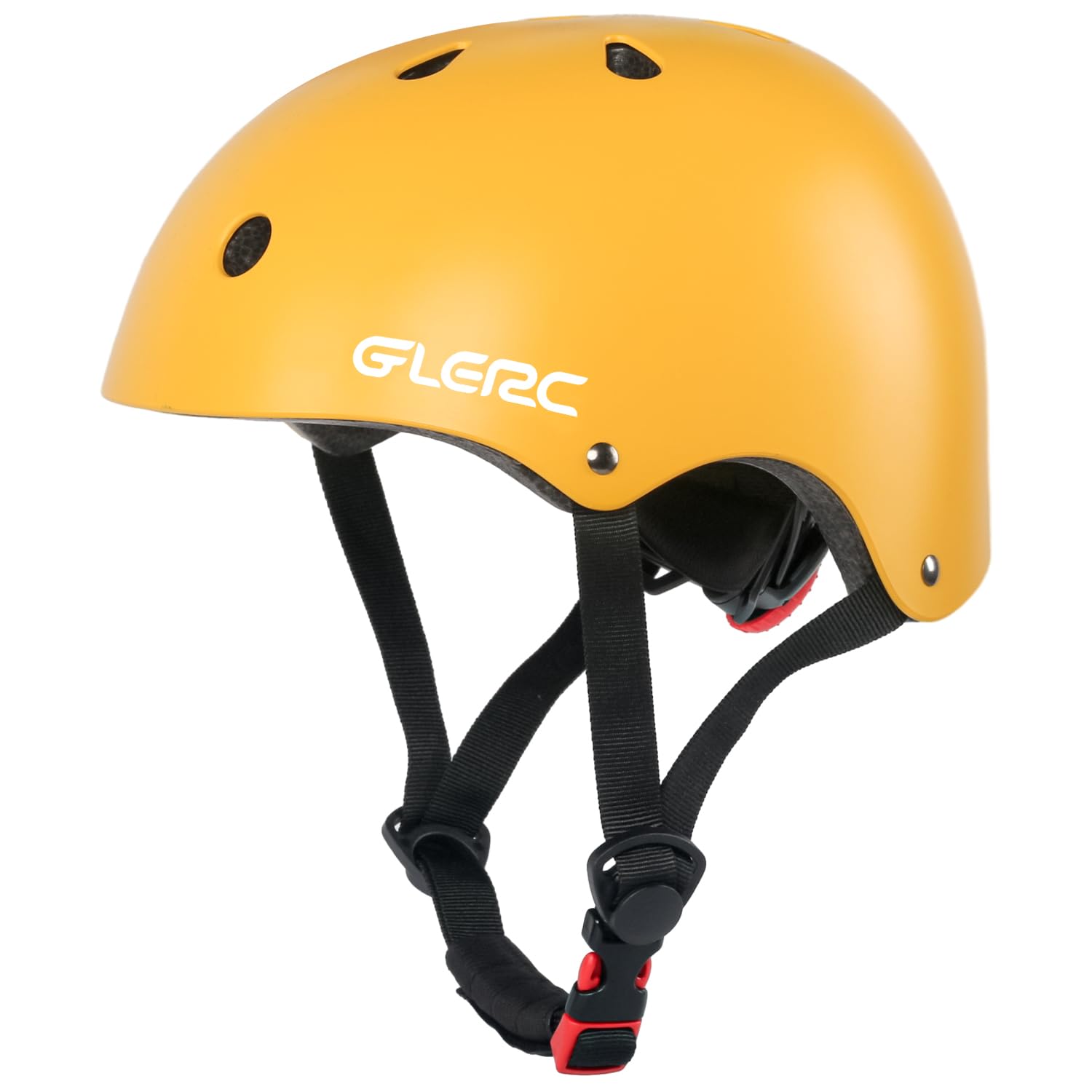 Glerc Casco per Bambini, adatto per Bicicletta, Monopattino e Skate, per Ragazzi e Ragazze dai Più Piccoli agli Adolescenti, Circonferenza Testa Regolabile e Multicolore