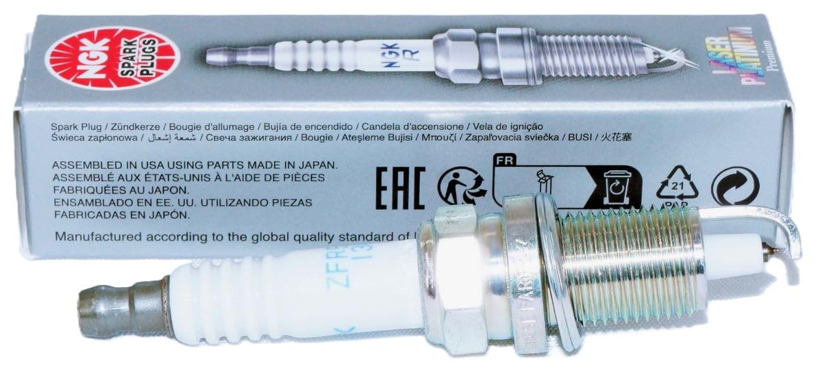 NGK Spark Plug ZFR5LP-13G 7781 Pack of 6