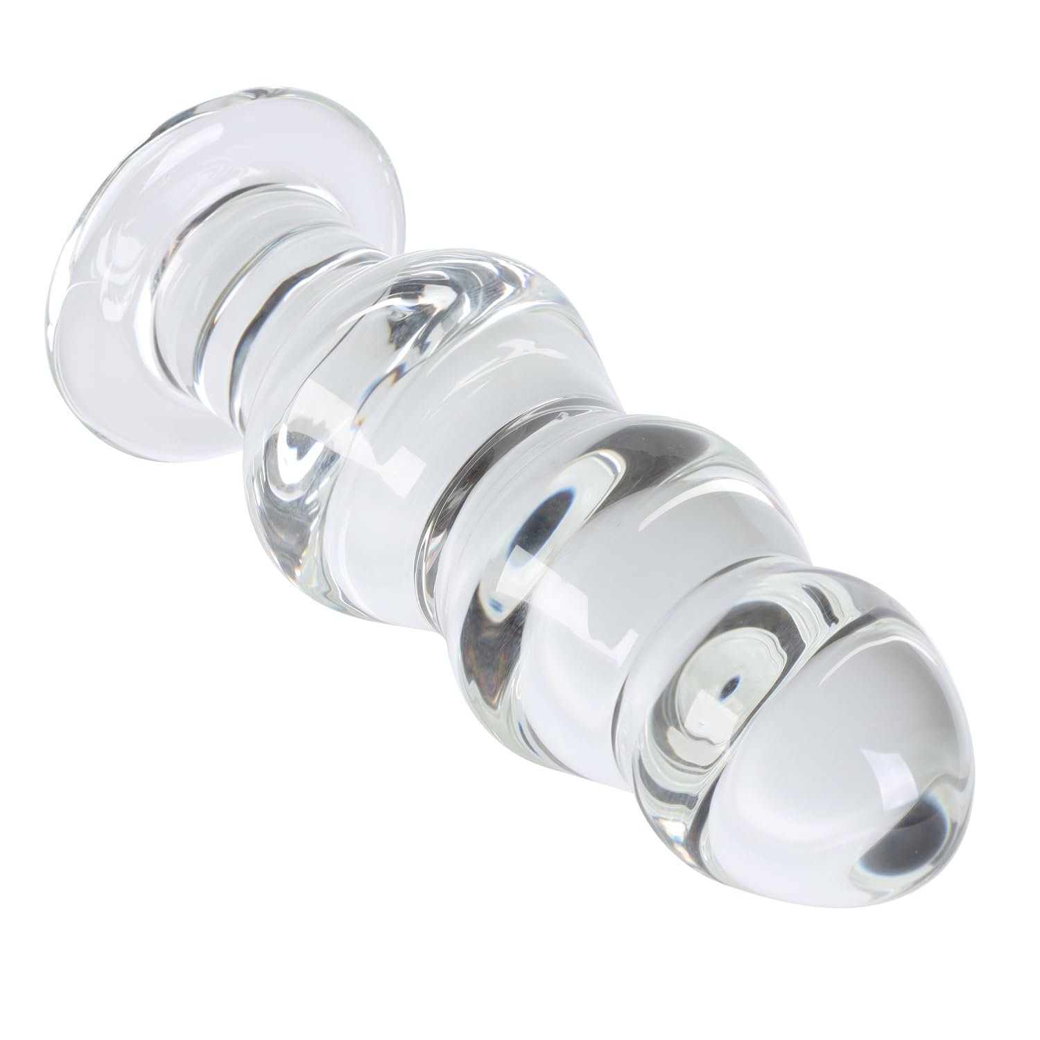 Plug Anal En Verre Transparent - Perles Anales En Cristal Pour Femmes Et Hommes