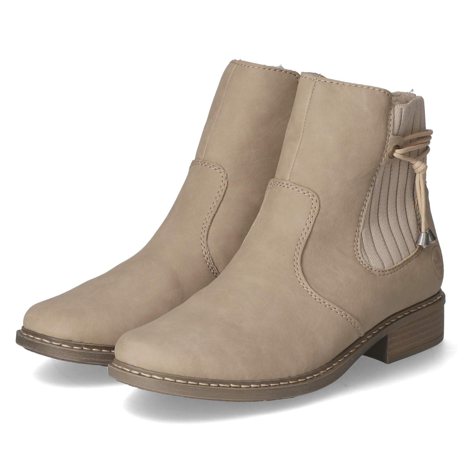 Rieker Women's Slip On Boots in Grey, gray, 8 UK
