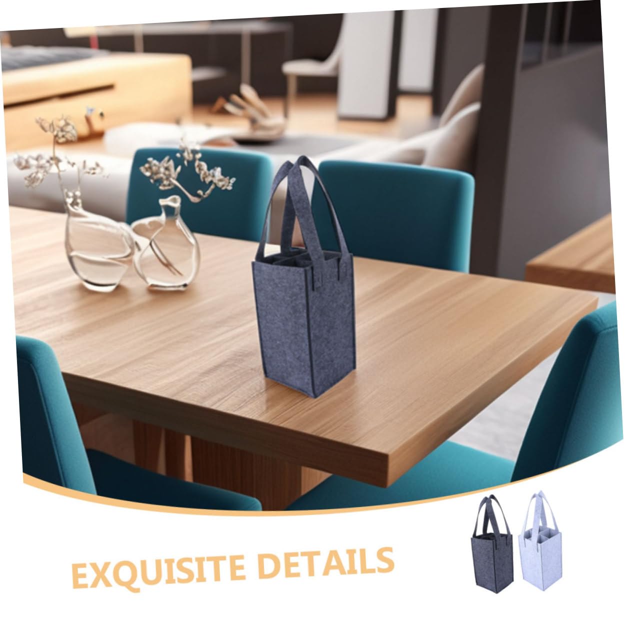 SOLUSTRE 4pièces Pochette pour Bouteille De Vin Transporteur pour Bouteilles De Vin pour Pique-, Voyage Ou Plage