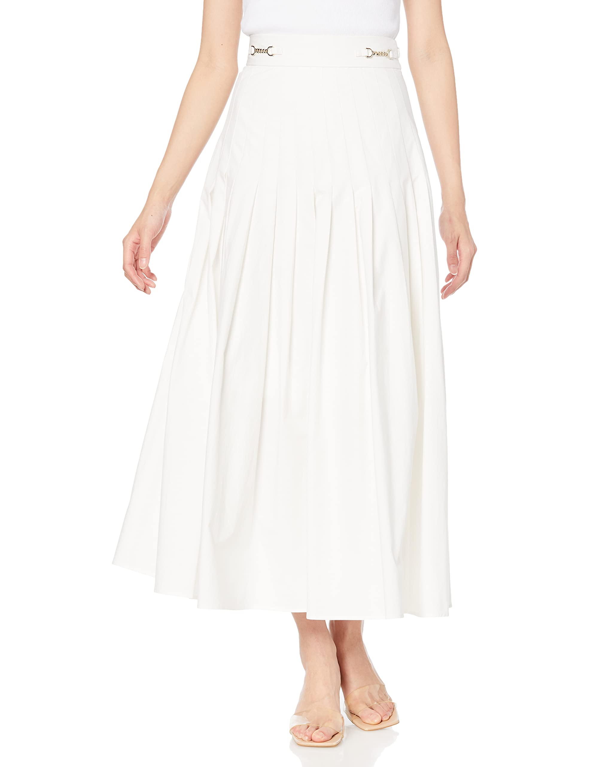 Amazon.co.jp: [スナイデル] ウエストビットコットンスカート  