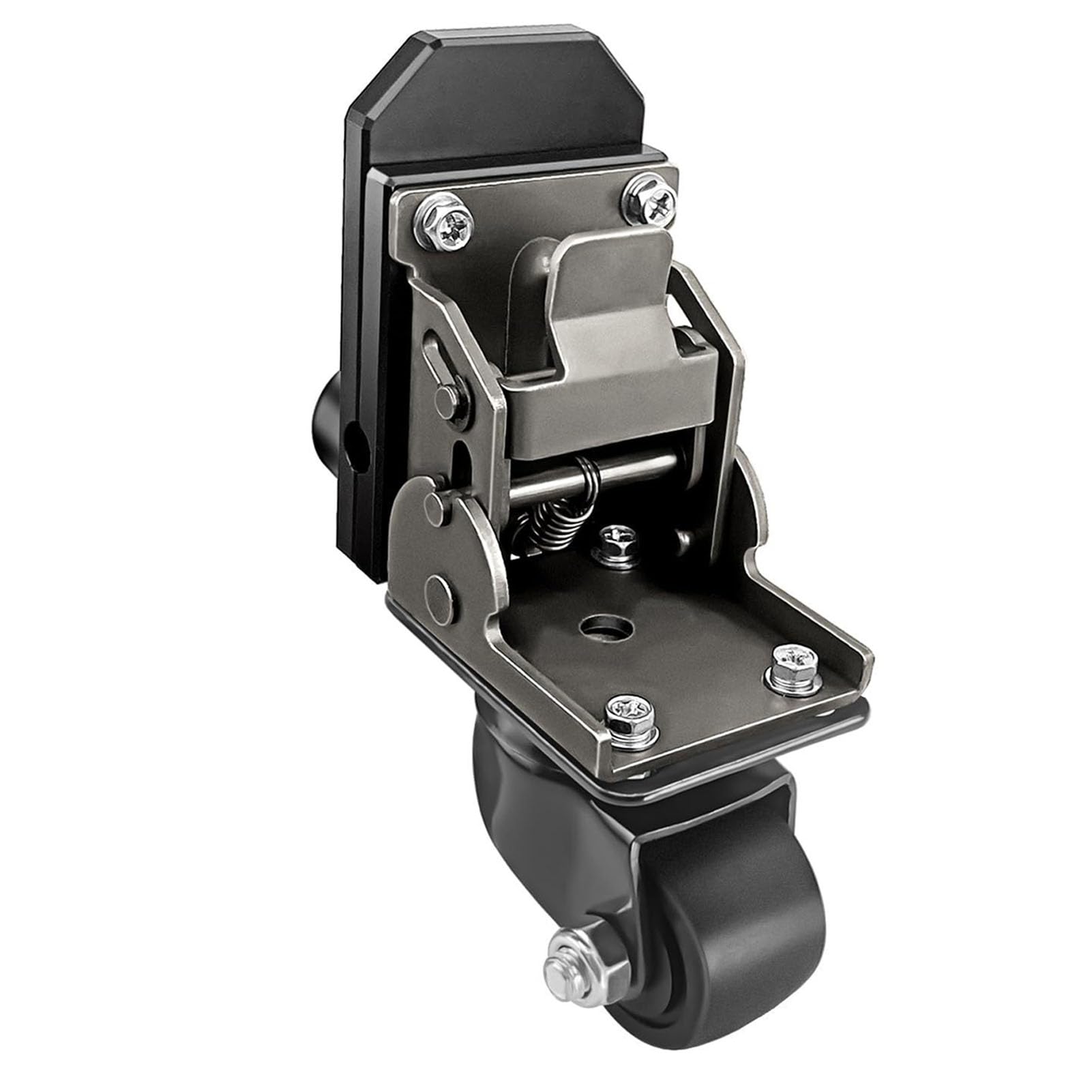 Rueda giratoria de Acero Inoxidable para Caja de Herramientas Plegable, con Capacidad de Carga de 200 LB, para Trabajos en el Garaje.