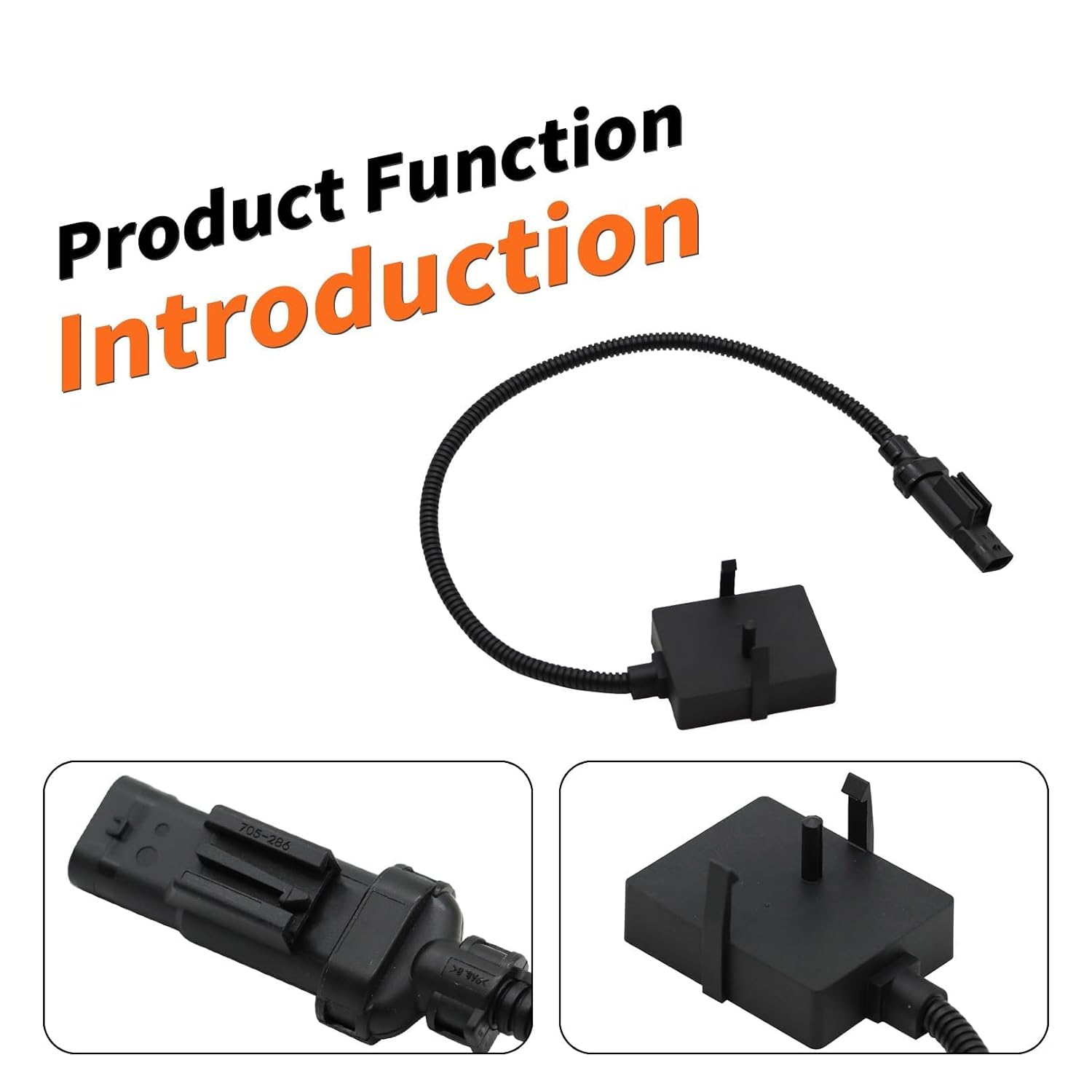 2219055600 Engine Coolant Temp Sensor Compatible with C300/C350 (2013-2014) GLK350/ML350 (2013-2015) GLE350 (2016-2018) E350 (2012-2016) E400 (2015-2017) Direct Replacement for A2219055600