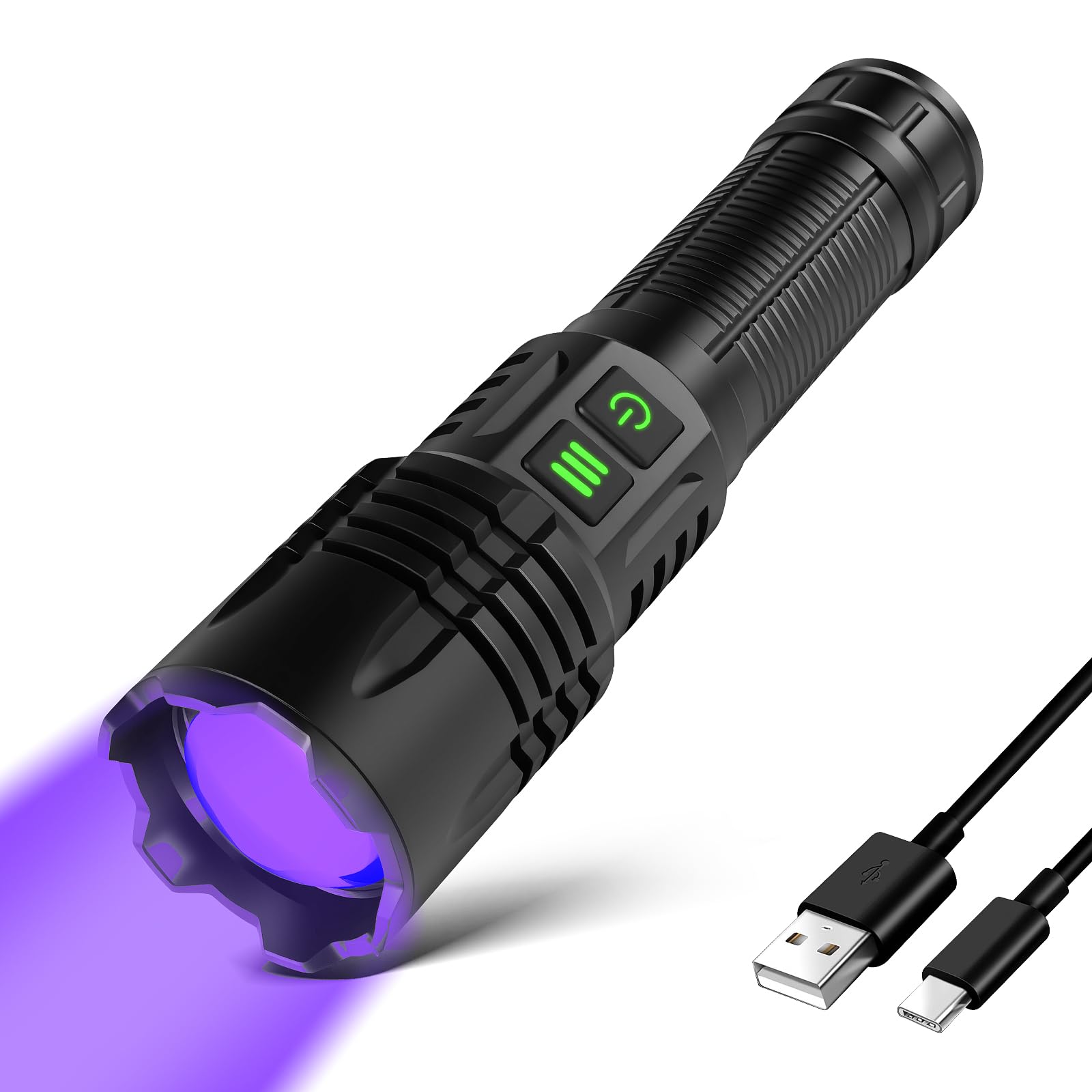 LUXNOVAQ 2-in-1 365nm Flashlight