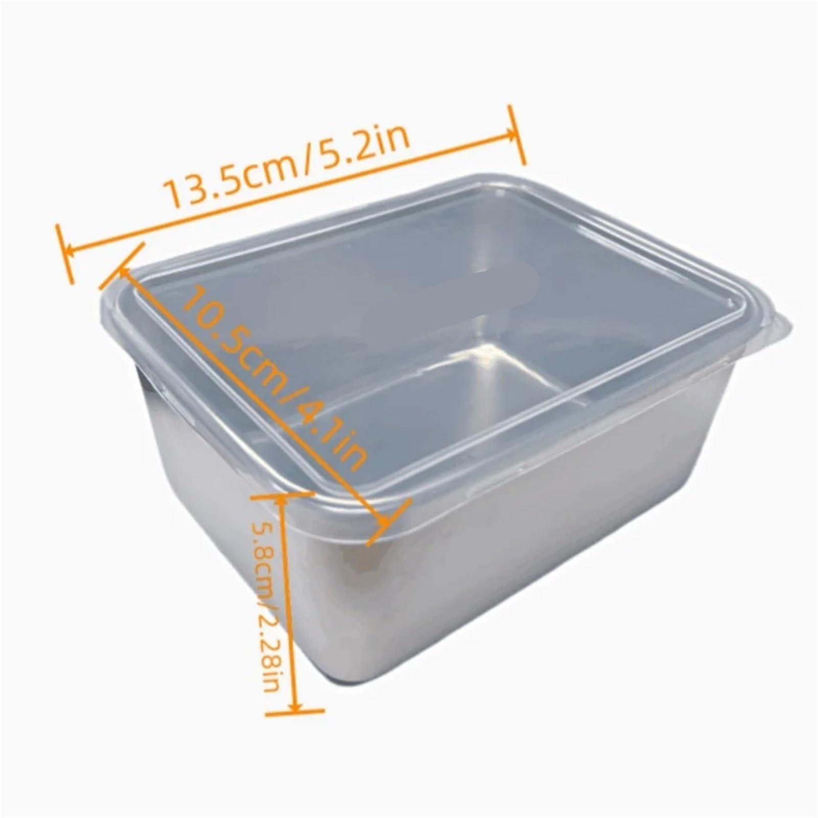 Contenedor de conservación alimentos frescos acero inoxidable 6 piezas Para Cocina