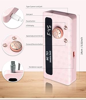 Amazon.com: Electric Nail File Professional Kit - 45000RPM