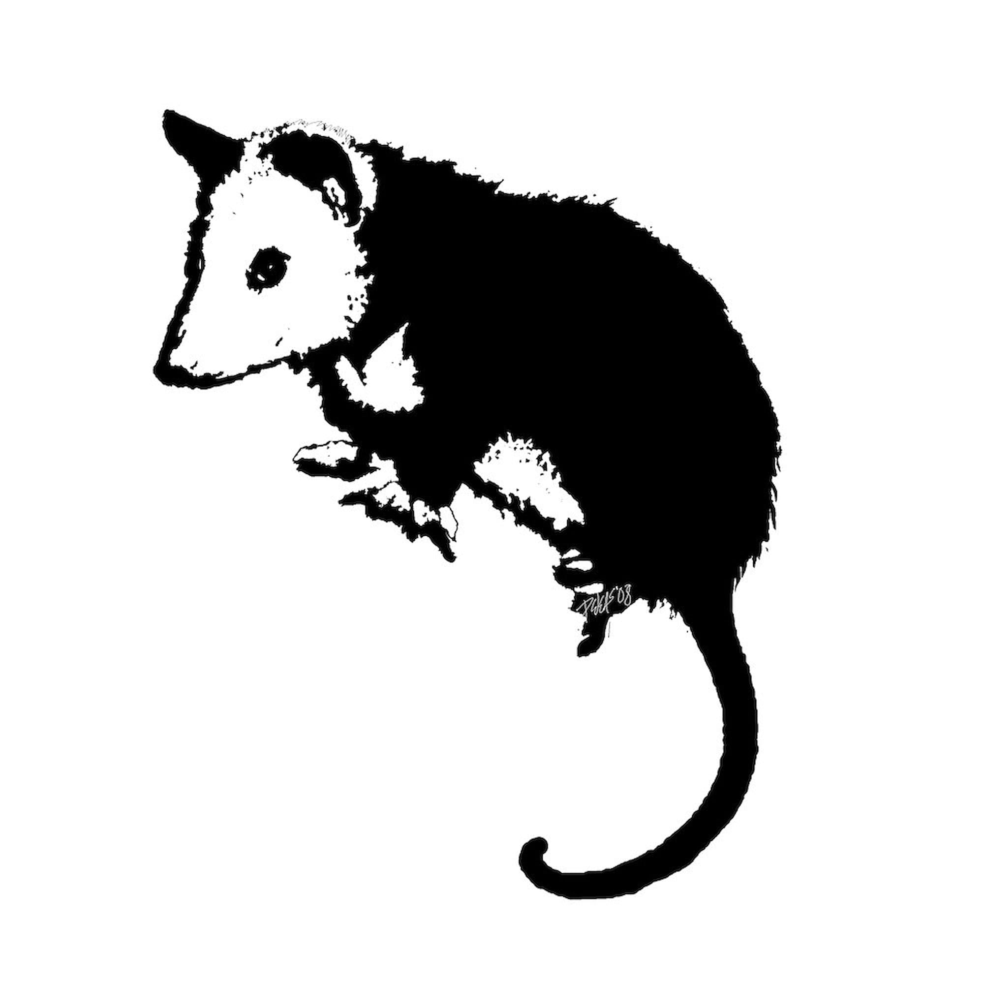 cali≠gari / 「0」補足版 (Moonrise Silhouette) Amazon.com: CafePress Possum Silhouette Rectangle Sticker