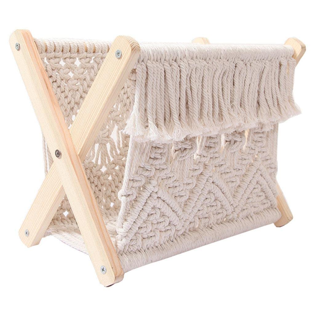 Pinakine® Magazine Rack Storage Standing Basket Sundries Boho DIY Bathroom Office|Home & Garden| Furniture| Furniture Parts & Accessories|72029462PNKL-picture-22