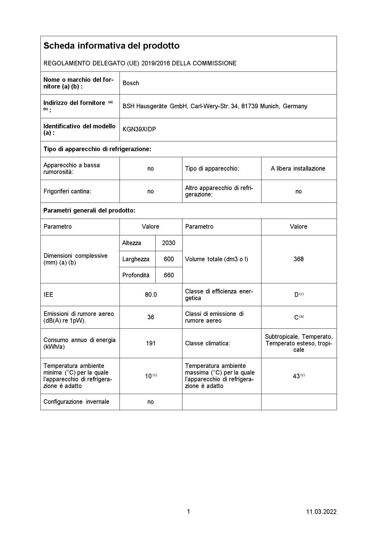 Manuale Bosch KGV33UW20 Frigorifero-congelatore - Foto 4