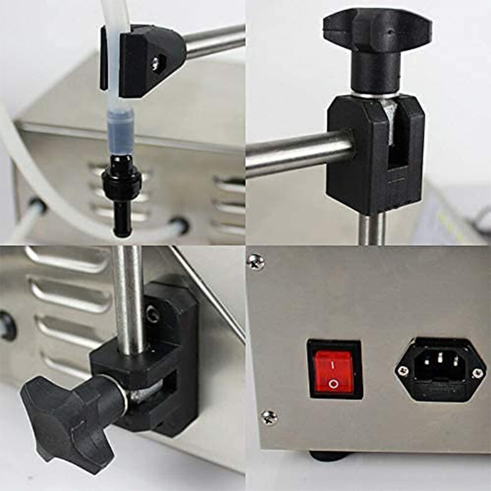 Automatischer Flaschenfüller, Schlauchpumpen-Abfüllmaschine, Hochpräzise, Leicht Zu Reinigende Digitale Flüssigkeitsabfüllmaschine Aus Edelstahl, Für Saft, Lebensmittel Und Getränk