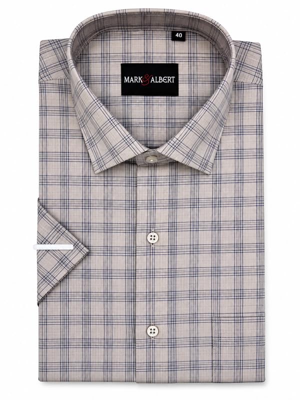 Image of Mens Half Sleeves Regular Shirt
